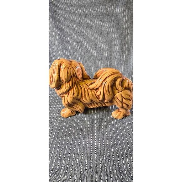 Vintage Porcelain Pekingese Dog - Picture 4 of 11